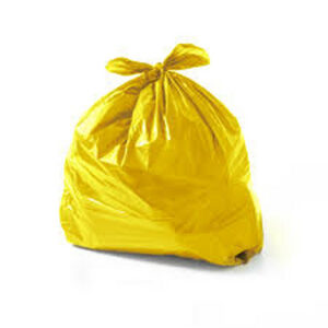 SACO LIXO AMARELO 100L 73X77 100 UN KUBERA