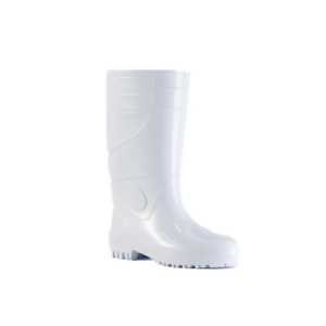 Bota pvc branca cano extra longo 43