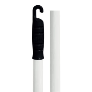 Cabo alum nat manopla preta 22mmx1,40m nobre
