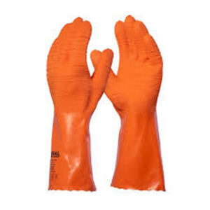 Luva termica latex laranja m ca15366 danny