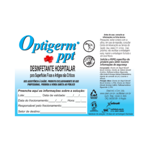 Etiqueta identificação optigerm ppt