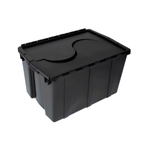 Caixa organizadora container 56l or08 preta s bernardo