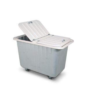 Carro fiberglass tampa bipartida branco 1702ct 430l ap