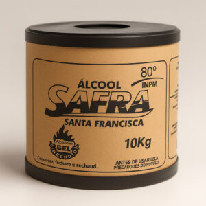 Alcool gel acendedor barrica 10kg safra