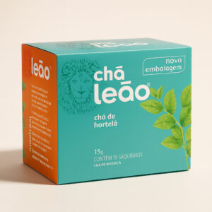 Cha fuze hortela 15x15g leao