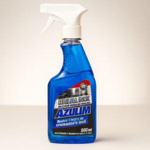 Brilha inox azulim 500ml start