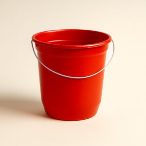 Balde plastico vermelho 18l jaguar