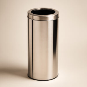 Lixeira inox com aro 24x50 la-004 25l eco