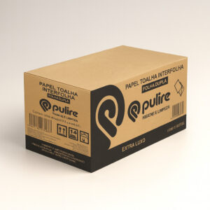 Papel toalha folha dupla 2d cx 2000 e2430-35 ipel