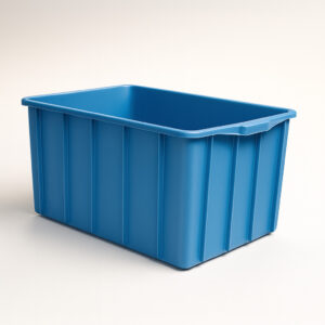 Caixa organizadora 130l sem tampa azul lp