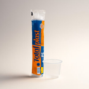 Copo 50ml br flt 100 un totalplast