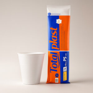 Copo 200ml br flt 100 un totalplast