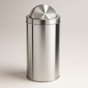 Lixeira inox tampa basculante 24x40 lb-003 25l eco