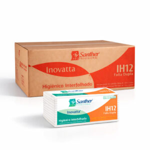 Papel higiênico folha dupla interf. 12.000fls inovatta santher