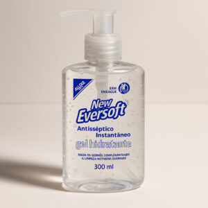 Alcool maos gel new eversoft desk 300ml oleak