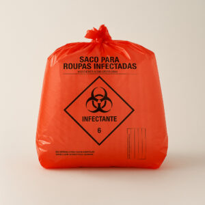 Saco lixo vermelho infectante 100l 100 un plastjoia