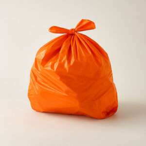 Saco lixo laranja 40l 100 un plastjoia