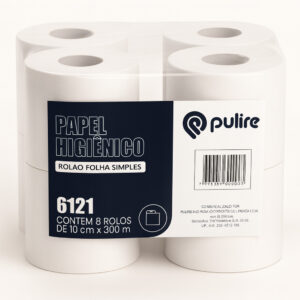 PAPEL HIGIENICO EXTRA LUXO ROLAO FARDO 8X300M BRS