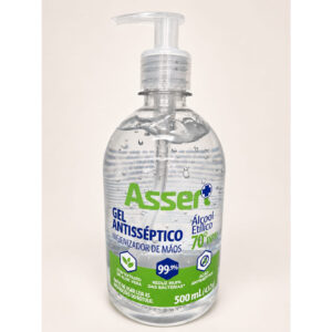 Alcool maos gel hosp 70% pump 500ml assert audax