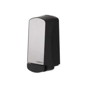 Dispenser sab espuma preto/inox escovado 800ml nobre