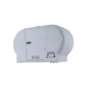 Dispenser higiênico branco rolao duplo e-dhrd028 exaccta trilha