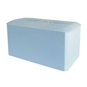 Dispenser toalha interfolhada mesa branco cristal trilha