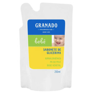 Sabonete liq bebe tradicional glicerina refil 250ml granado