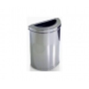 Lixeira meia lua aco inox 37x19x40 cod1153 20l artplan