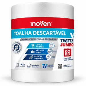 Pano toalha descartavel 70g 27x240m jumbo pro goflex tw2732 inoven