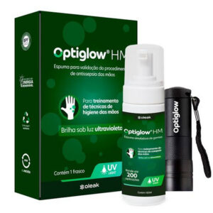 Kit simulador contaminaçao maos optiglow hm spray oleak