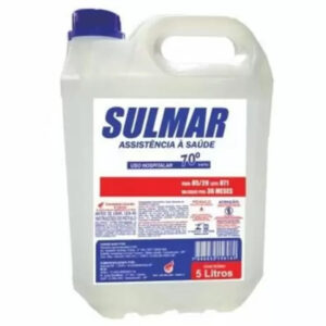 Alcool limpeza liq. 70% 5l sulmar