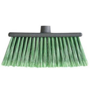 Vassoura nylon ponta florada verde vn60vd2 bralimpia